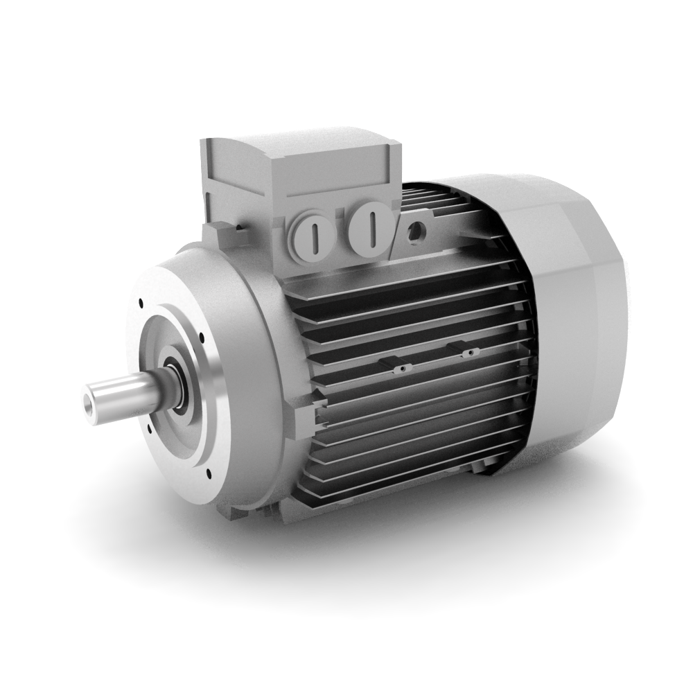 Bonfiglioli Riduttori BE-serie draaistroommotor IE2 bouwvorm B14a schuin voor aanzicht