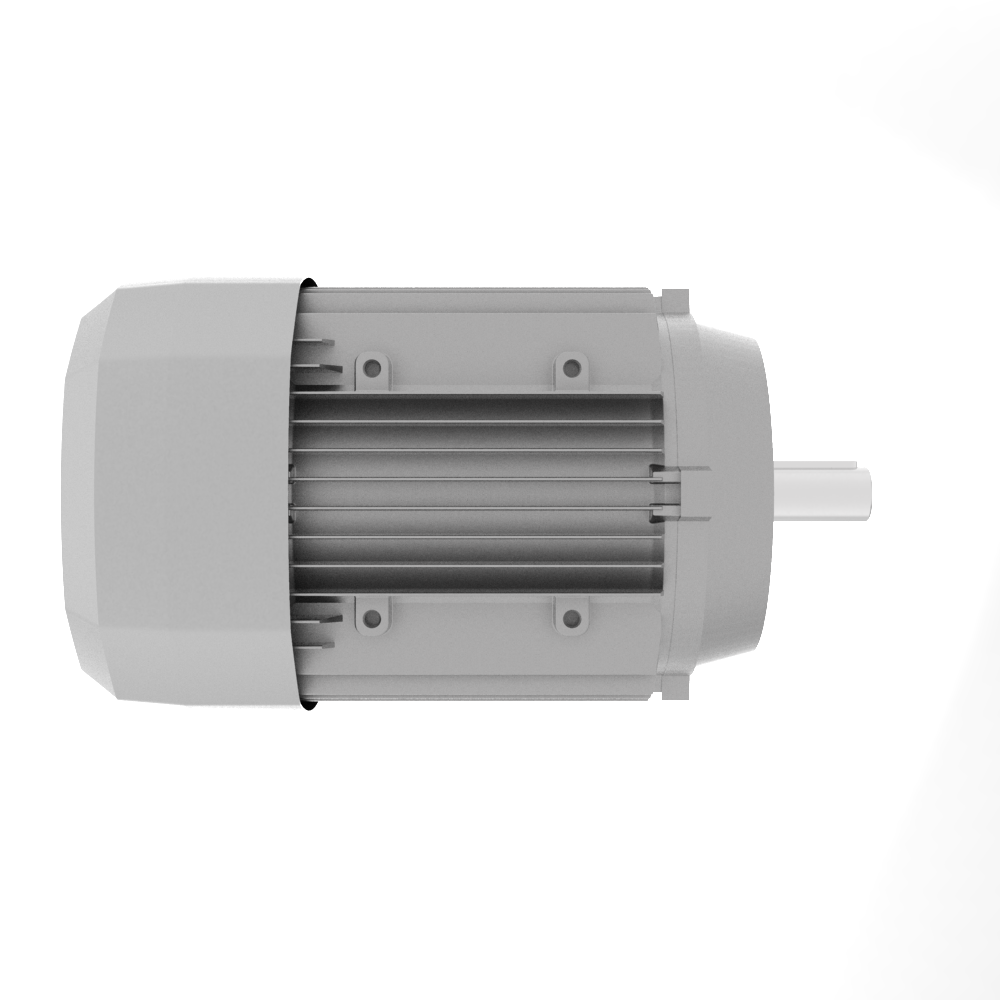 Bonfiglioli Riduttori BE-serie draaistroommotor IE2 bouwvorm B14a onder aanzicht