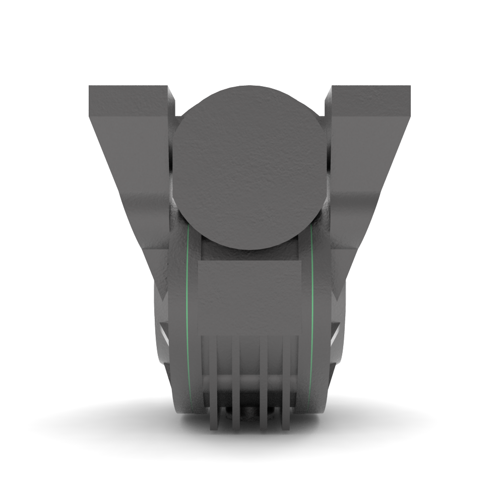 Bonfiglioli Riduttori VF-serie wormwielkast bouwvorm N met IEC motoraanbouwflens B14 linker aanzicht