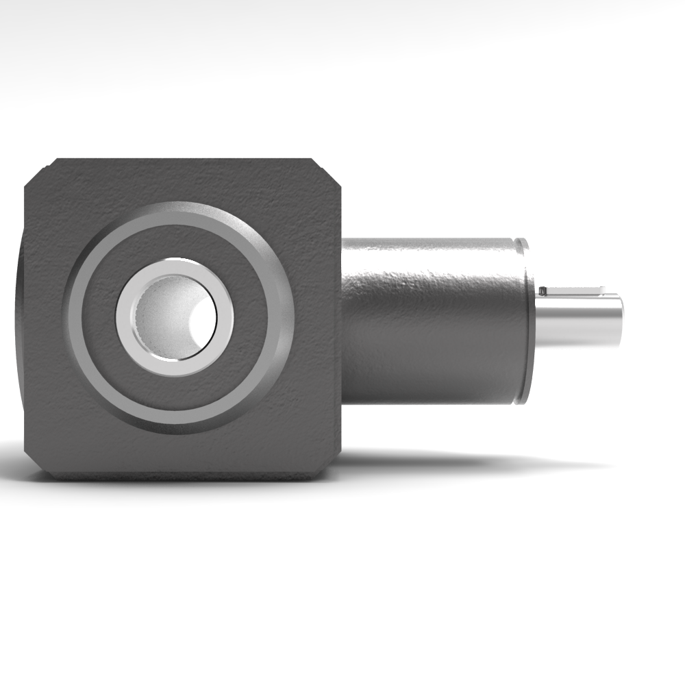 Bonfiglioli Riduttori RAN serie haakse overbrenging met holle spline as voor aanzicht